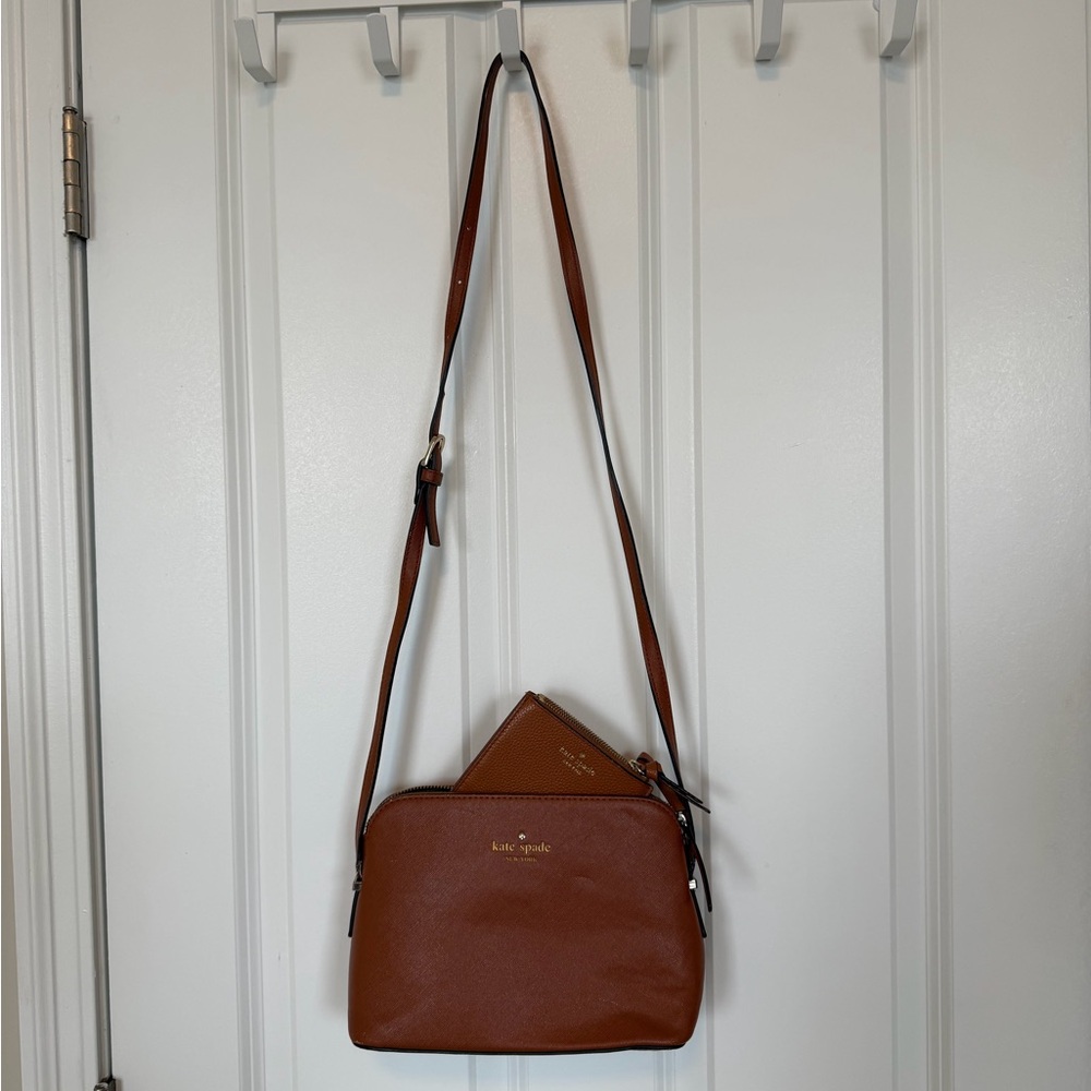 Kate Spade Tan Crossbody Bag with Wallet